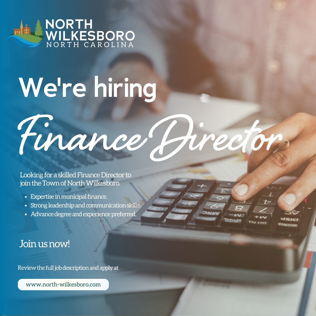 Finance Director Town of North Wilkesboro Job Opening