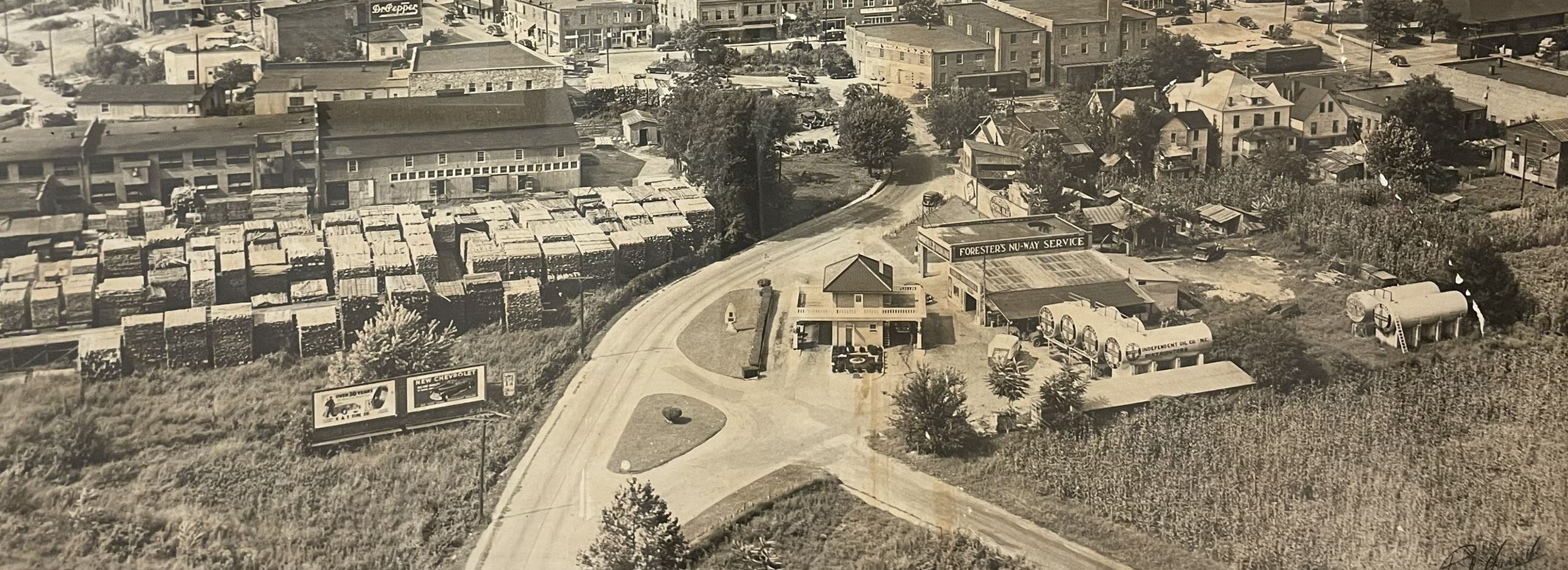 Historic Photo of Downtown North Wilkesboro 