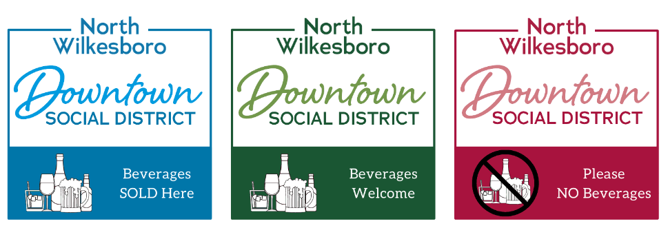 Business Decal Clings for Social District