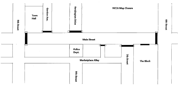 Map HCCA Road Closures 2024